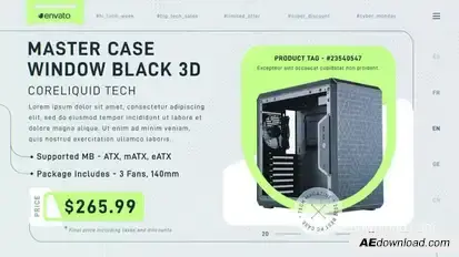 Minimal Product Promo III Product Promo template preview