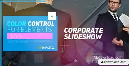Minimal Promo Corporate Video Displays template preview