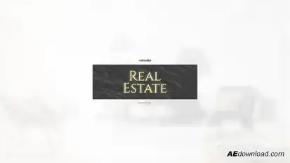 Minimal Real Estate Product Promo template preview