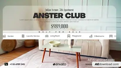 Minimal Real Estate Promo V.05 Product Promo template preview
