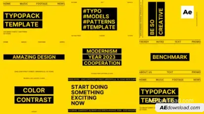 Minimal Simple Titles Titles template preview