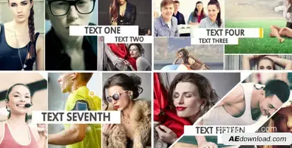 Minimal Slide Show Video Displays template preview