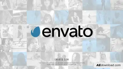 Minimal Slideshow Video Displays template preview