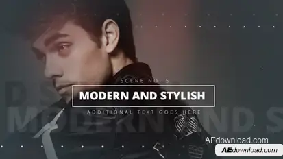 Minimal Slideshow Video Displays template preview