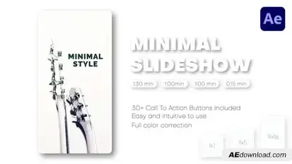 Minimal Slideshow - Instagram Reels, TikTok Post, Short Stories Product Promo template preview