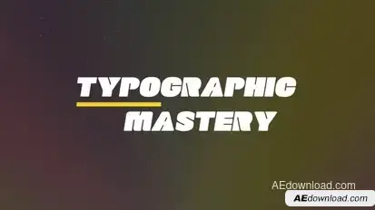 Minimal Text Animation Titles template preview