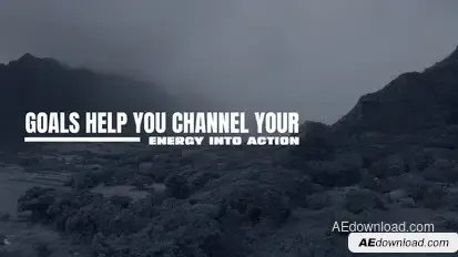 Minimal Text Animations Titles template preview