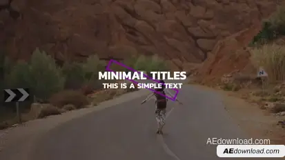 Minimal Titles 1.0 | AE Titles template preview