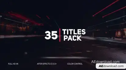 Minimal Titles 2 Titles template preview