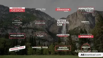 Minimal Titles 3.0 | After Effects Titles template preview