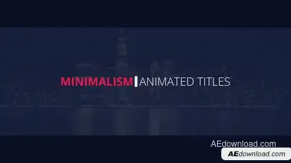 Minimal Titles Titles template preview