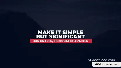 Minimal Titles Titles template preview
