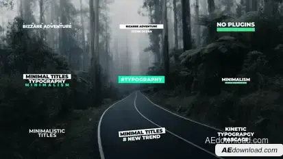 Minimal Titles | After Effects Titles template preview
