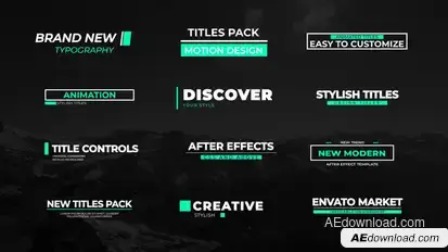 Minimal Titles V1 Titles template preview