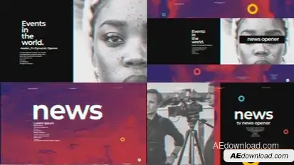Minimal Tv News Opener Ver 0.3 Openers template preview