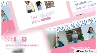 Minimal Website Promo Product Promo template preview