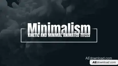Minimalism - Text Animation Titles template preview