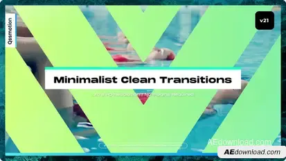 Minimalist Clean Transitions Elements template preview