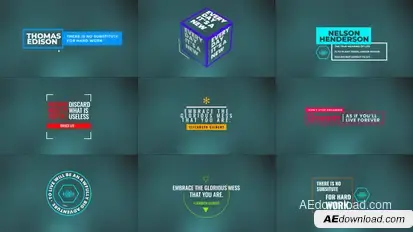 Minimalist Titles Titles template preview