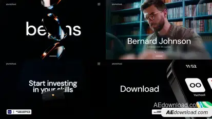 Minimalistic Educational Promo Openers template preview