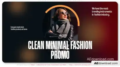 Minimalistic Fashion Promo broadcast-packages template preview