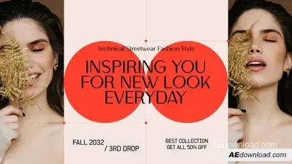 Minimalistic Fashion Slides broadcast-packages template preview