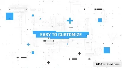 Minimalistic Linear Titles Titles template preview