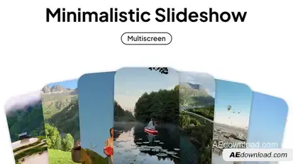 Minimalistic Slideshow Openers template preview