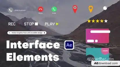 Miscellaneous Interface Elements Elements template preview