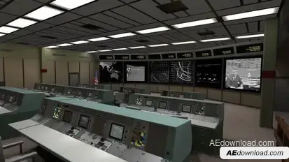 Mission Control Video Displays template preview