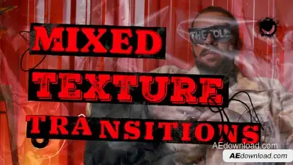 Mixed Texture Transitions Elements template preview