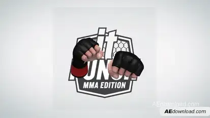 MMA Gloves (Punch It!) broadcast-packages template preview