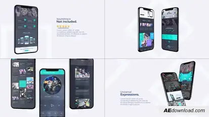 Mobile App Promo Product Promo template preview