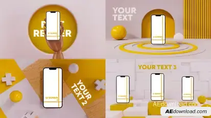 Mobile App Promo Product Promo template preview