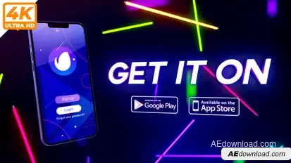 Mobile app  Website Promo Product Promo template preview