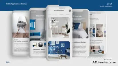 Mobile Application | Mockup Product Promo template preview
