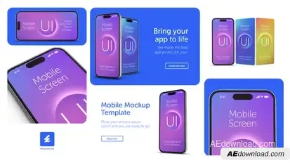 Mobile Mockup Product Promo template preview