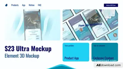 Mobile Mockup Android Product Promo template preview