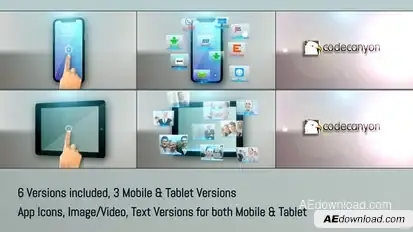 Mobile-Tablet Apps Promo Openers template preview