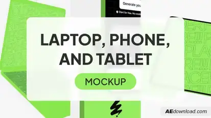 Mockup Laptop, Phone, and Tablet PACK Product Promo template preview