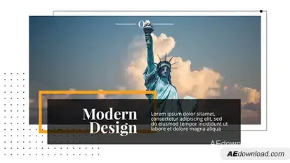 Modern & Clean Presentation Video Displays template preview