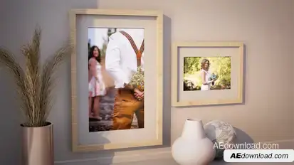 Modern Abstract Wedding Photo Gallery Video Displays template preview