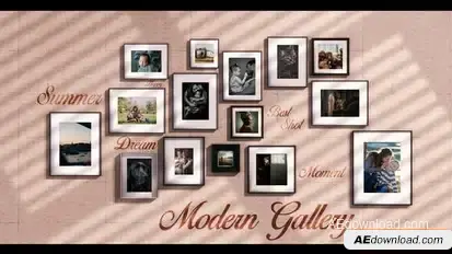 Modern Album Deco Photo Gallery Openers template preview