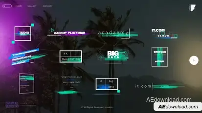 Modern and Creative Lower Thirds Elements template preview