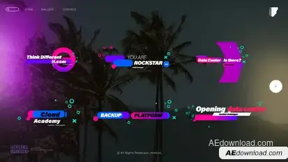 Modern and Creative Lower Thirds Elements template preview
