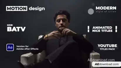 Modern Animated Titles Titles template preview