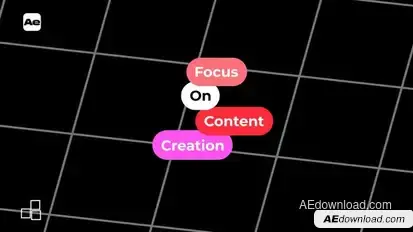 Modern Box Animation Titles template preview