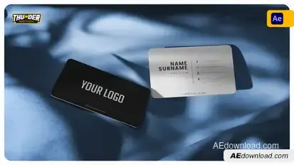 Modern Business Card Mockup Product Promo template preview