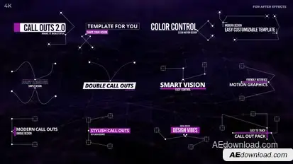 Modern Call Outs 2.0 Titles template preview