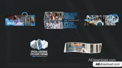 Modern Clean Titles Titles template preview